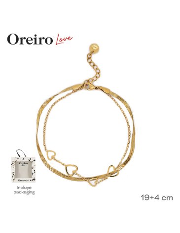 Pulsera Acero LAS OREIRO LOVE