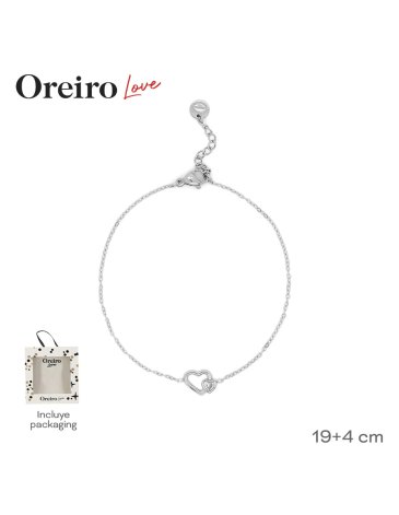 Pulsera Acero LAS OREIRO LOVE
