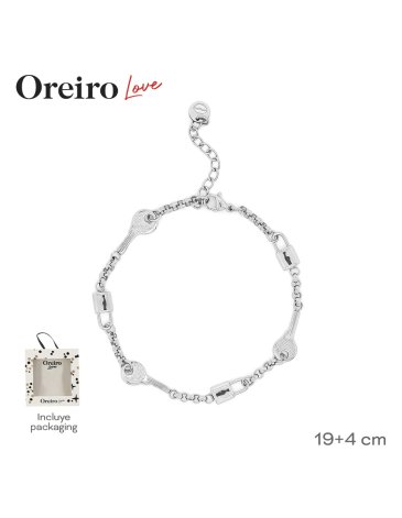 Pulsera Acero LAS OREIRO LOVE