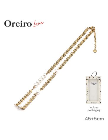 Collar Acero LAS OREIRO LOVE