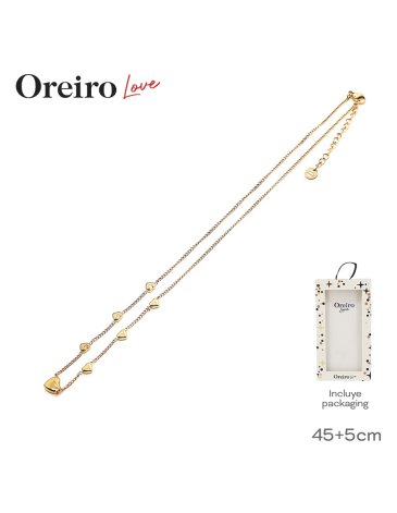 Collar Acero LAS OREIRO LOVE