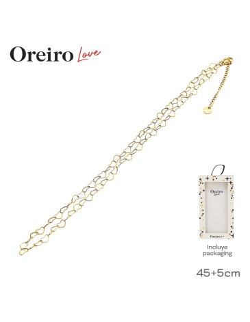 Collar Acero LAS OREIRO LOVE