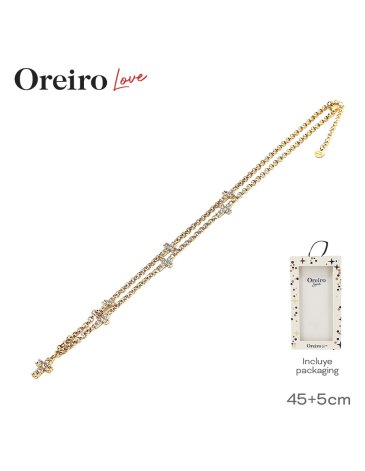 Collar Acero LAS OREIRO LOVE