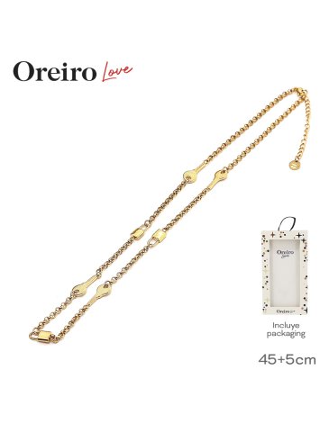 Collar Acero LAS OREIRO LOVE