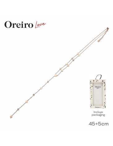 Collar Acero LAS OREIRO LOVE