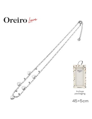 Collar Acero LAS OREIRO LOVE