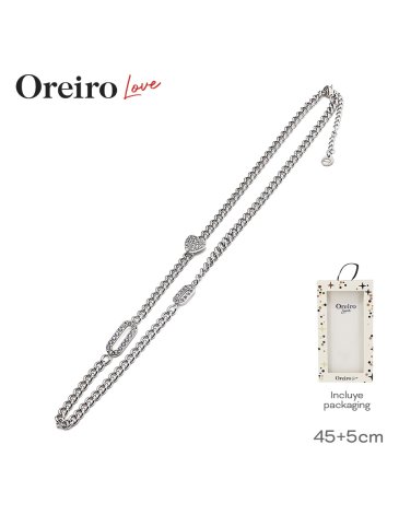 Collar Acero LAS OREIRO LOVE