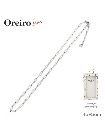 Collar Acero LAS OREIRO LOVE