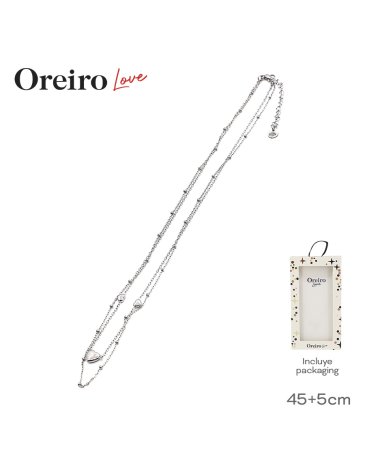 Collar Acero LAS OREIRO LOVE