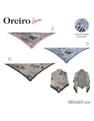 Bufanda Triangular Oreiro Love LAS OREIRO LOVE