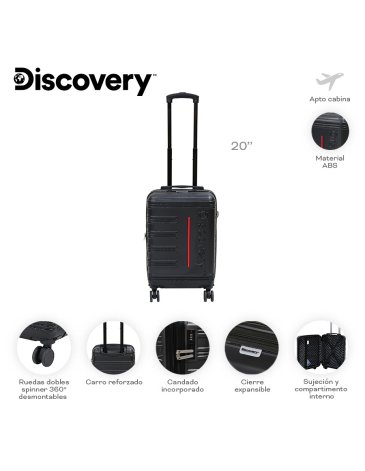 Valija carry on 20'' ABS DISCOVERY