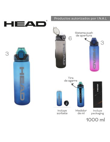 Botella 1000 ML HEAD