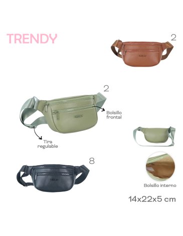 Riñonera Pu TRENDY