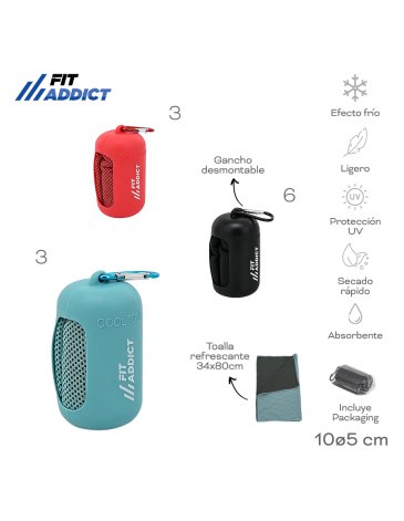 Toalla Entrenamiento FIT ADDICT