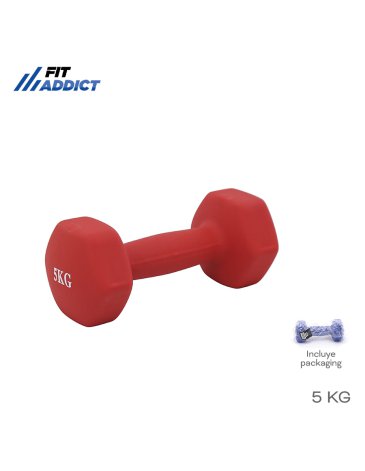 Mancuerna 5 KG FIT ADDICT