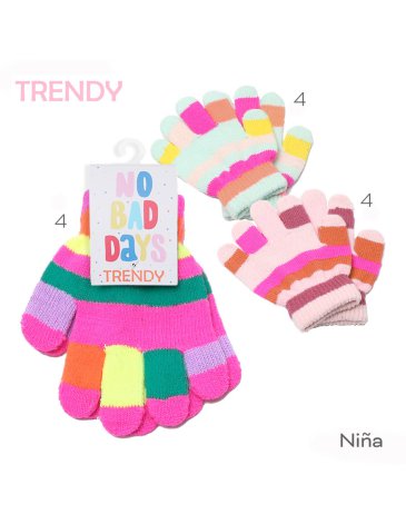 Guante Infantil x docena TRENDY