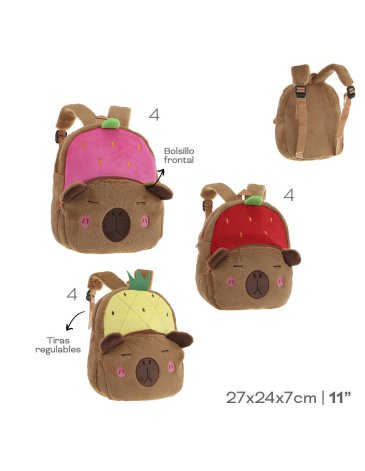Mochila Peluche Capibara TRENDY