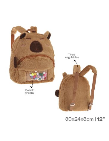 Mochila Peluche Capibara 12
