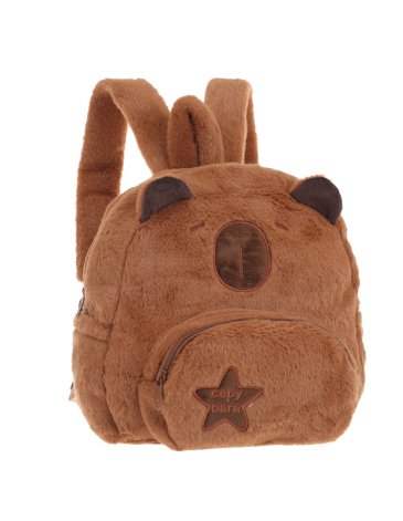 Mochila Infantil Peluche Capibara 11'' - TRENDY