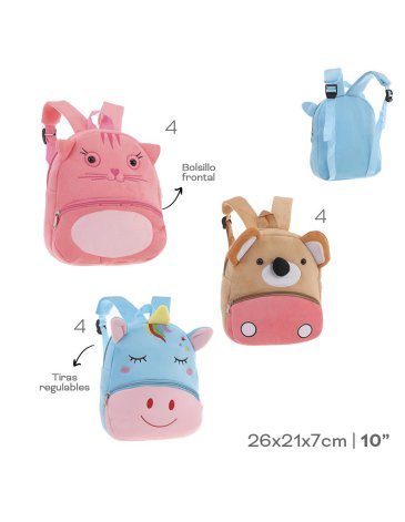 Mochila Animalitos Peluche 10