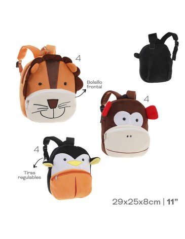 Mochila Animalitos Peluche 11
