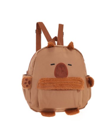 Mochila Infantil Peluche Capibara 11'' - TRENDY
