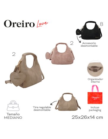 Cartera Oreiro LAS OREIRO LOVE