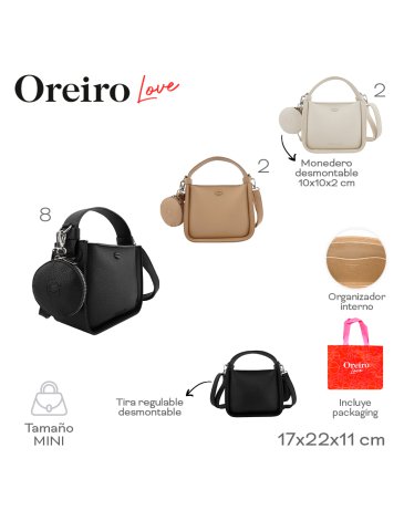 Cartera Oreiro LAS OREIRO LOVE