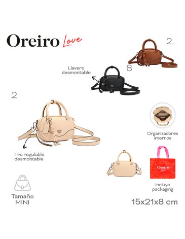 Cartera Oreiro Love LAS OREIRO LOVE