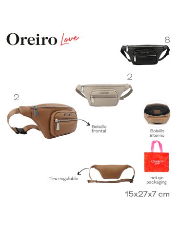 Riñonera Oreiro LAS OREIRO LOVE