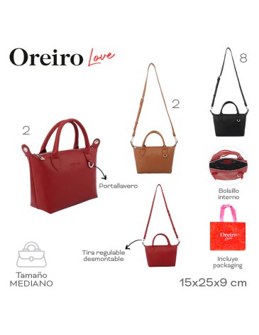 Cartera Oreiro LAS OREIRO LOVE