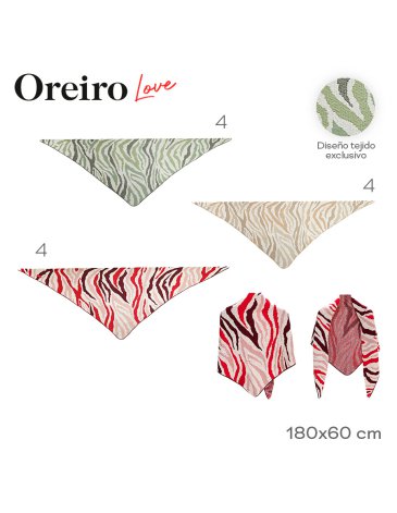 Bufanda Triangular  LAS OREIRO LOVE