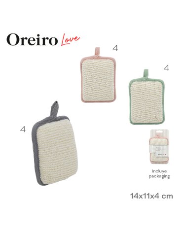 Esponja Exfoliante Oreiro LAS OREIRO LOVE