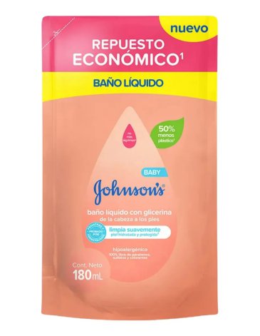 Jabon liquido 180ml Johnson & Johnson