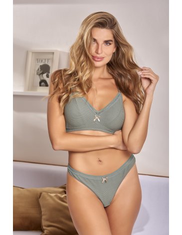 Conjunto bralette sin arco y cola less de morley T85/100 TIENTO