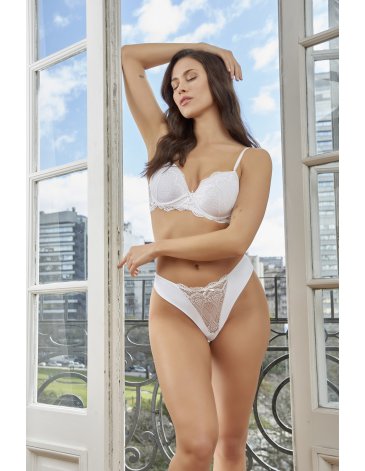 Conjunto taza soft microfibra c/puntilla y less T85/100 TIENTO