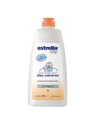 Oleo calcario sin fragancia con extracto de algodon 500ml ESTRELLA