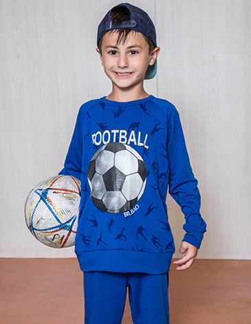 Pijama nene modal futbol Diego T4/18 BIANCA SECRETA