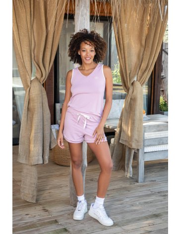 Pijama liso en modal T5/7 - BIANCA SECRETA