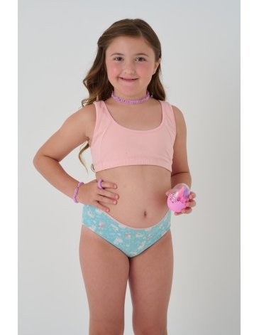 Bombacha alg y lycra estampada T2/8 KIERO