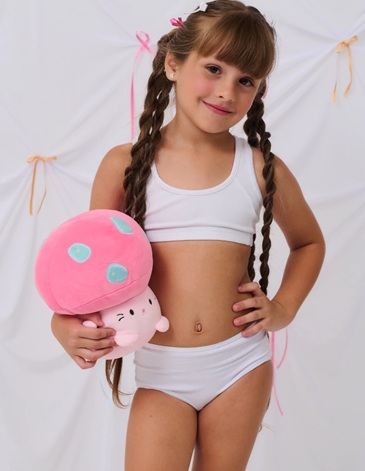 Bombacha nena alg y lycra T2/8 Pack x3 KIERO