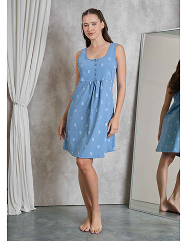 Camison maternal de jersey con mañanita TS/XL LENCATEX