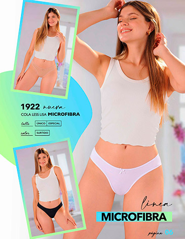 Colaless microfibra Pack x3 JE TAIME