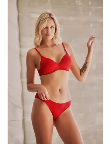 Conjunto triangulo de microfibra taza soft/vedettina T85/100 - MAIA
