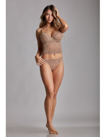 Conjunto taza soft de puntilla estilo camiseta con less T85/100 MAIA