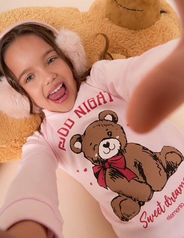 Pijama Nena Interlock 100% Algodón  Ositos T4/16 ELEMENTO