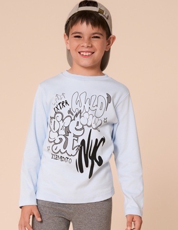 Pijama Nene Interlock 100% Algodón Urban Skate T4/16 ELEMENTO