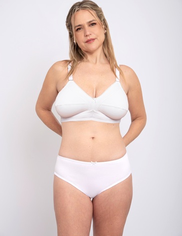 Culotte algodon y lycra Pack x3 Talle L NATUBEL