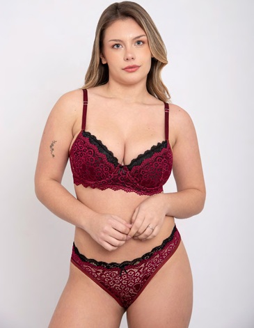 Conjunto taza soft con base en puntillas elastizadas combinadas y colaless T85/120 NATUBEL