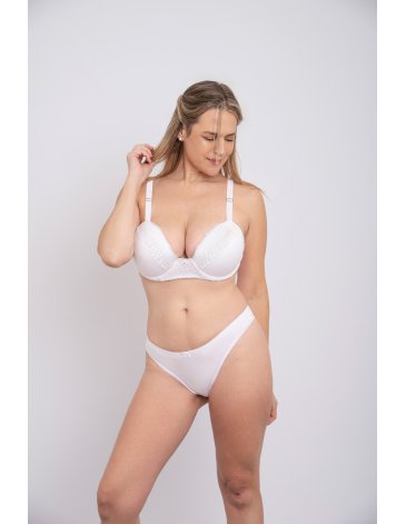 Conjunto Taza Soft con Colaless de Alg Lycra y Puntilla. Talle 95 al 120 NATUBEL